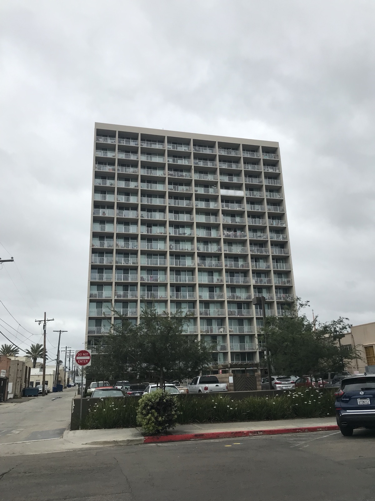 Congregational Towers apartment building on F Street in Chula Vista District 2